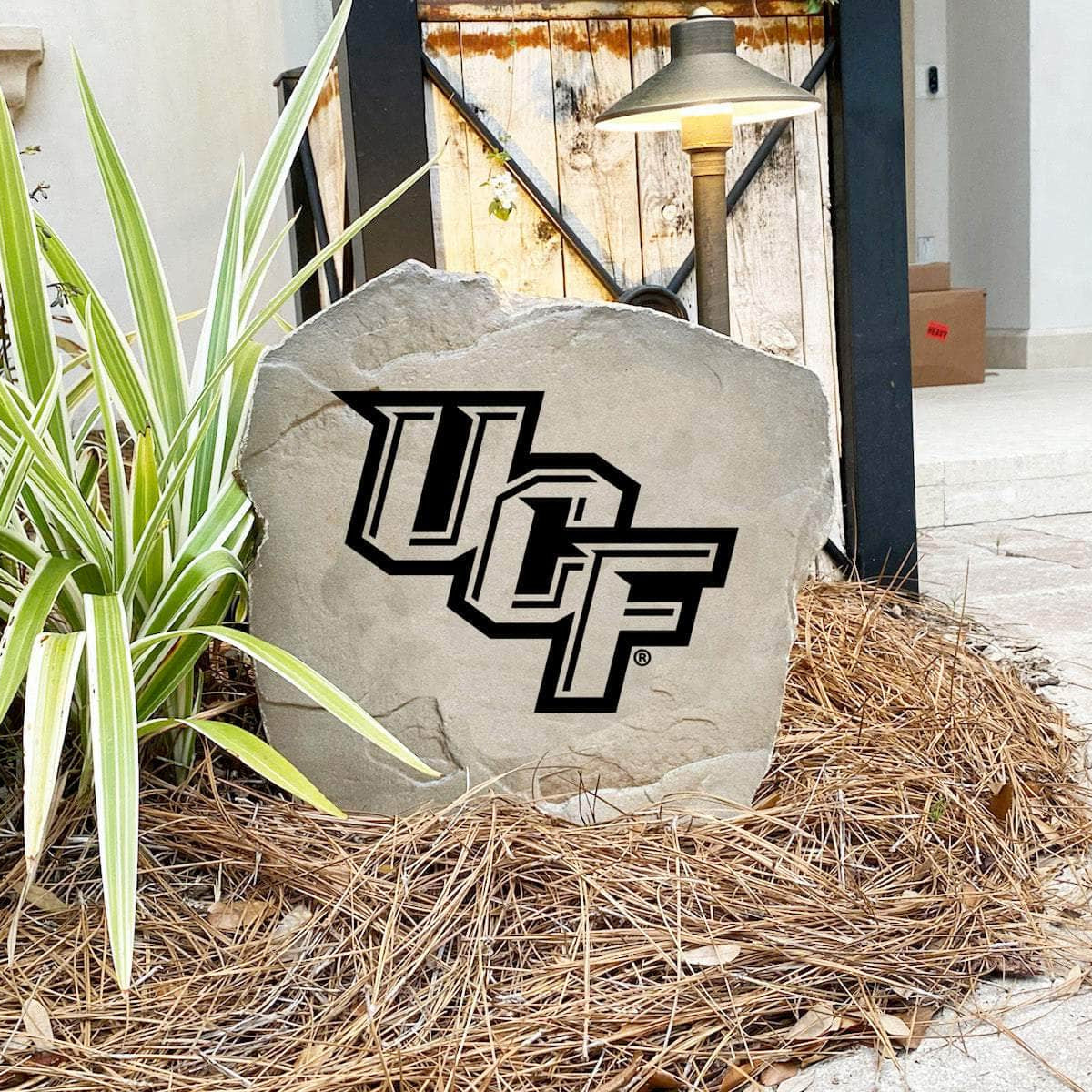 University of Central Florida outdoor logo marker crafted from durable concrete for alumni, students, and passionate Knights fans.