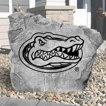 Florida Gators concrete logo plaque crafted from durable concrete, showcasing legendary school pride with timeless outdoor style and premium craftsmanship.