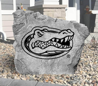 University of Florida Gators logo rock for landscaping or yard display.