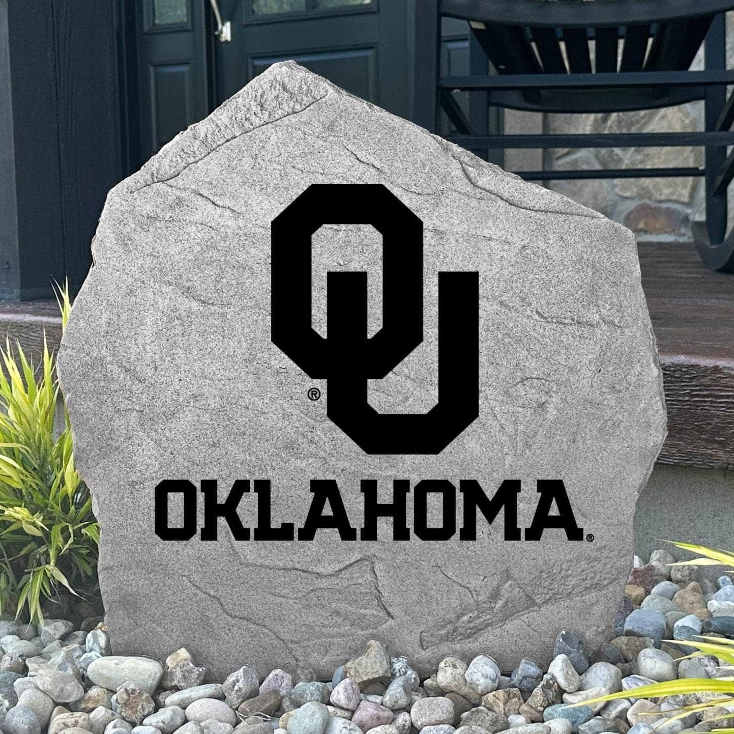 Show your Sooners pride with a handcrafted University of Oklahoma Logo Stone featuring officially licensed collegiate artwork. Designed to enhance flower beds, entryways, backyard entertaining spaces, and outdoor living areas.