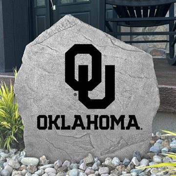 Show your Sooners pride with a handcrafted University of Oklahoma Logo Stone featuring officially licensed collegiate artwork. Designed to enhance flower beds, entryways, backyard entertaining spaces, and outdoor living areas.