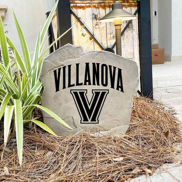 Handcrafted in the USA, this Villanova University Logo Stone features deep precision engraving and weather-resistant construction. Available in Sandstone and Greystone finishes for lasting outdoor beauty.