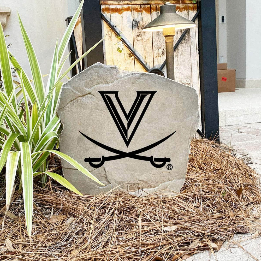 Handcrafted in the USA, this University of Virginia Logo Stone features deep precision engraving and weather-resistant construction. Available in Sandstone and Greystone finishes for lasting outdoor beauty.