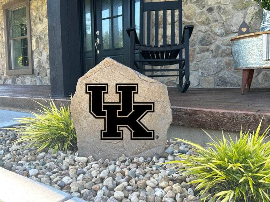 UK Wildcats engraved rock perfect for porch or patio displa