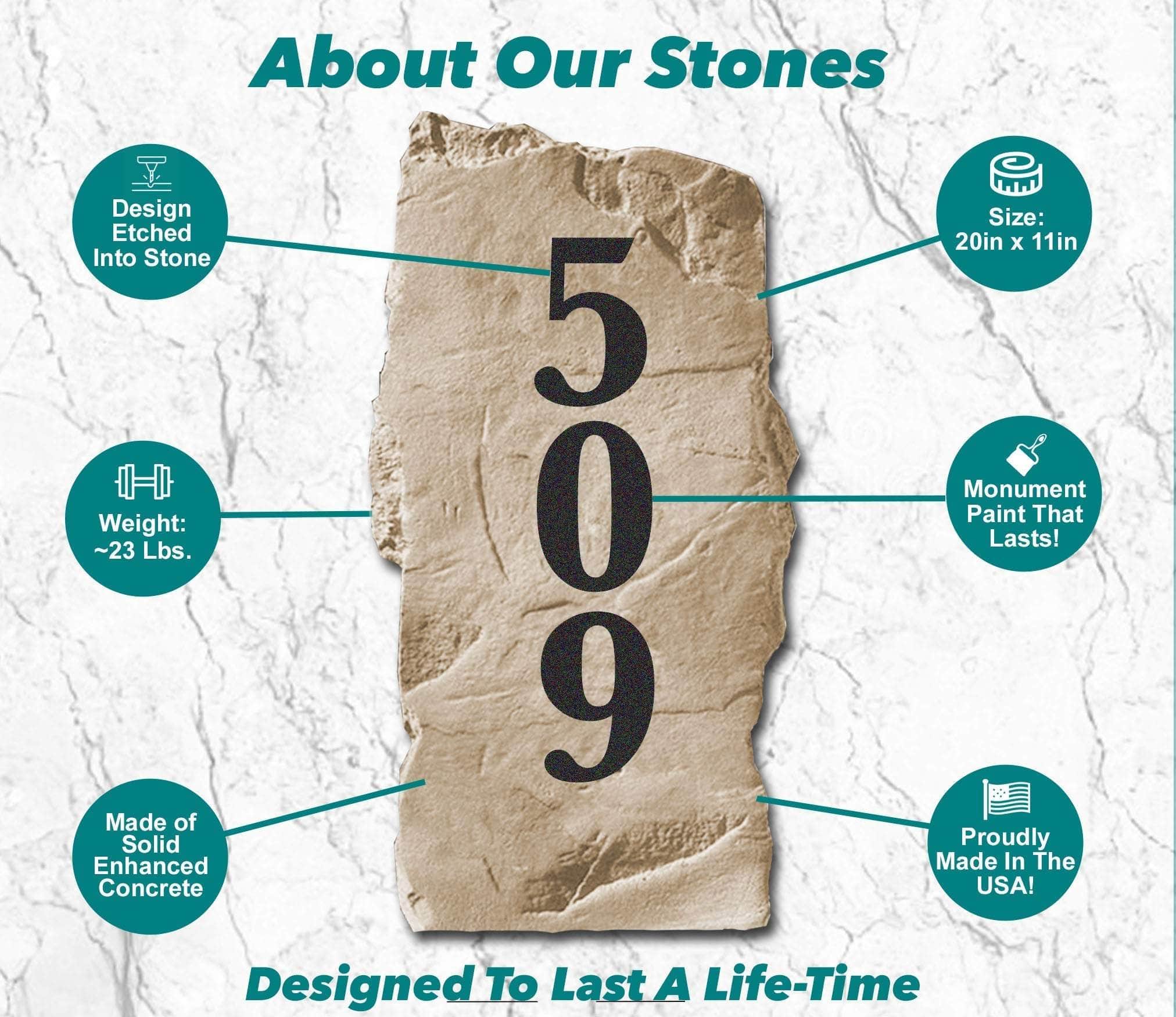 Premium vertical outdoor welcome plaque showcasing elegant engraved lettering, making every arrival feel warm and inviting while elevating your landscape design.