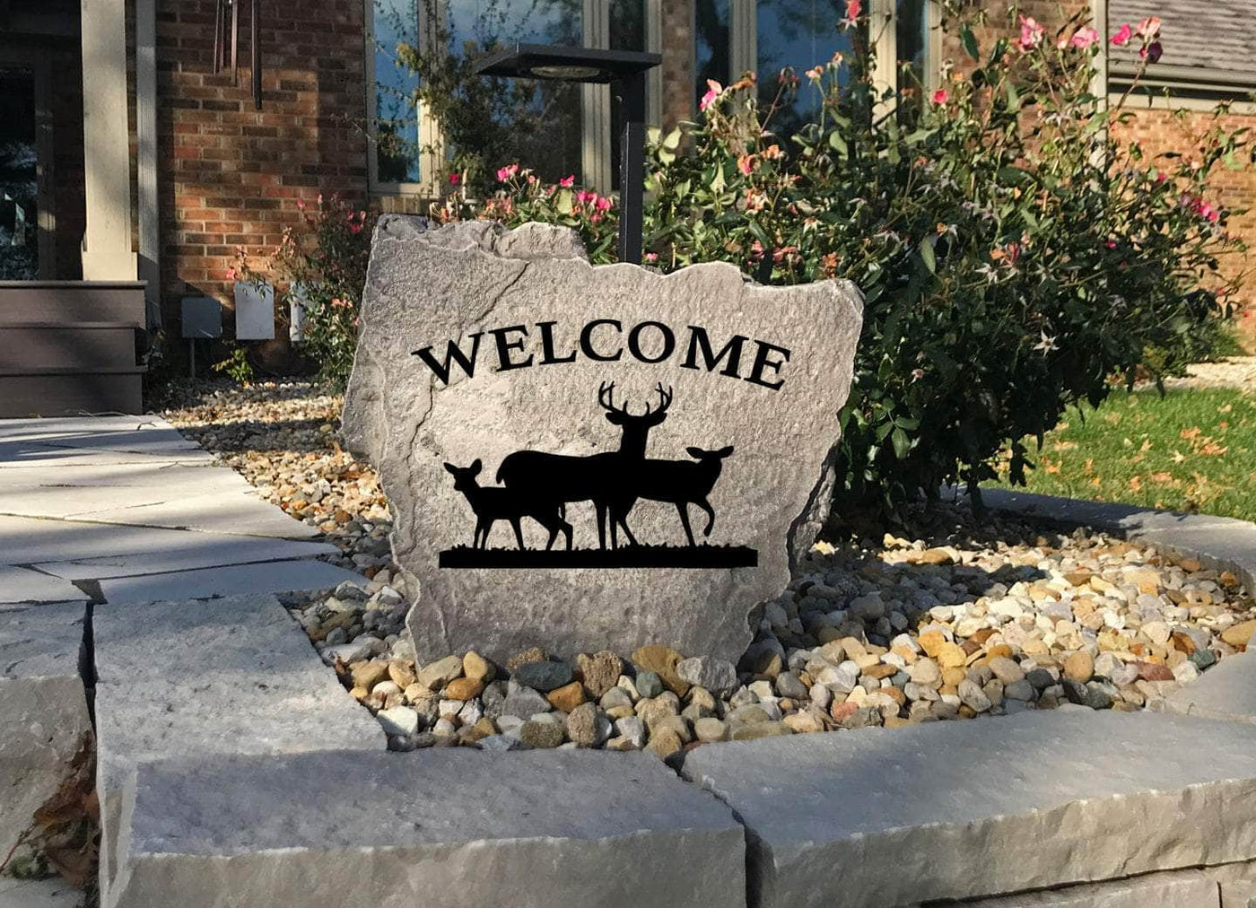 Welcome Deer Sign | Landscape Art