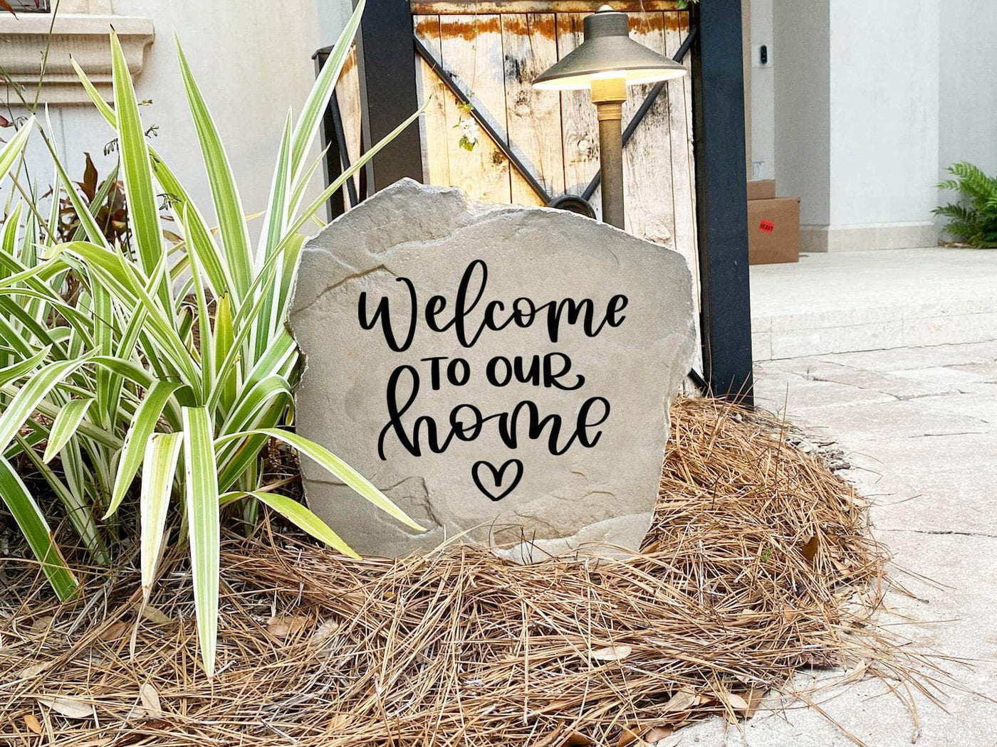 Welcome To Our Home Sign | Landscape Art