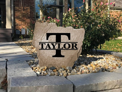 Personalized Monogram Stone Original, a thoughtful housewarming gift