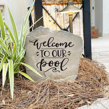 Weather-resistant pool décor monument designed to complement patios, tropical landscaping, sun decks, and outdoor gathering areas with lasting beauty.