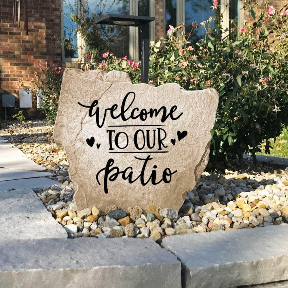 Weather-resistant patio décor monument designed to complement pergolas, outdoor kitchens, fire pits, and beautiful backyard living spaces.